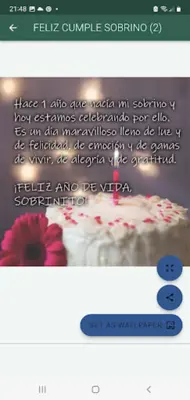 Mi Sobrino Felicitaciones android App screenshot 3