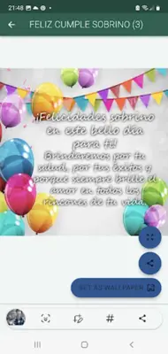 Mi Sobrino Felicitaciones android App screenshot 4